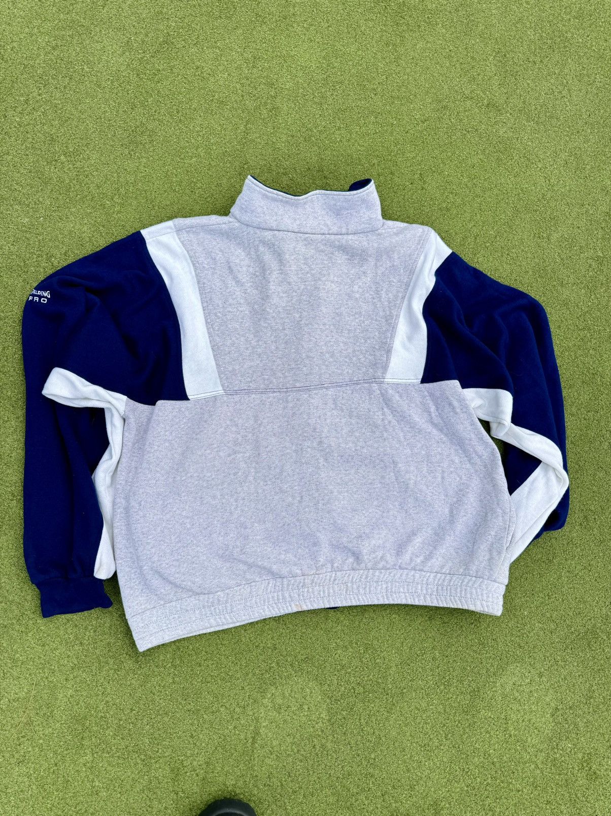 Spalding × Vintage Vintage 90’s Spalding Retro Sweater Sweatshirt Track Jacket Size US XL / EU 56 / 4 - 7 Thumbnail