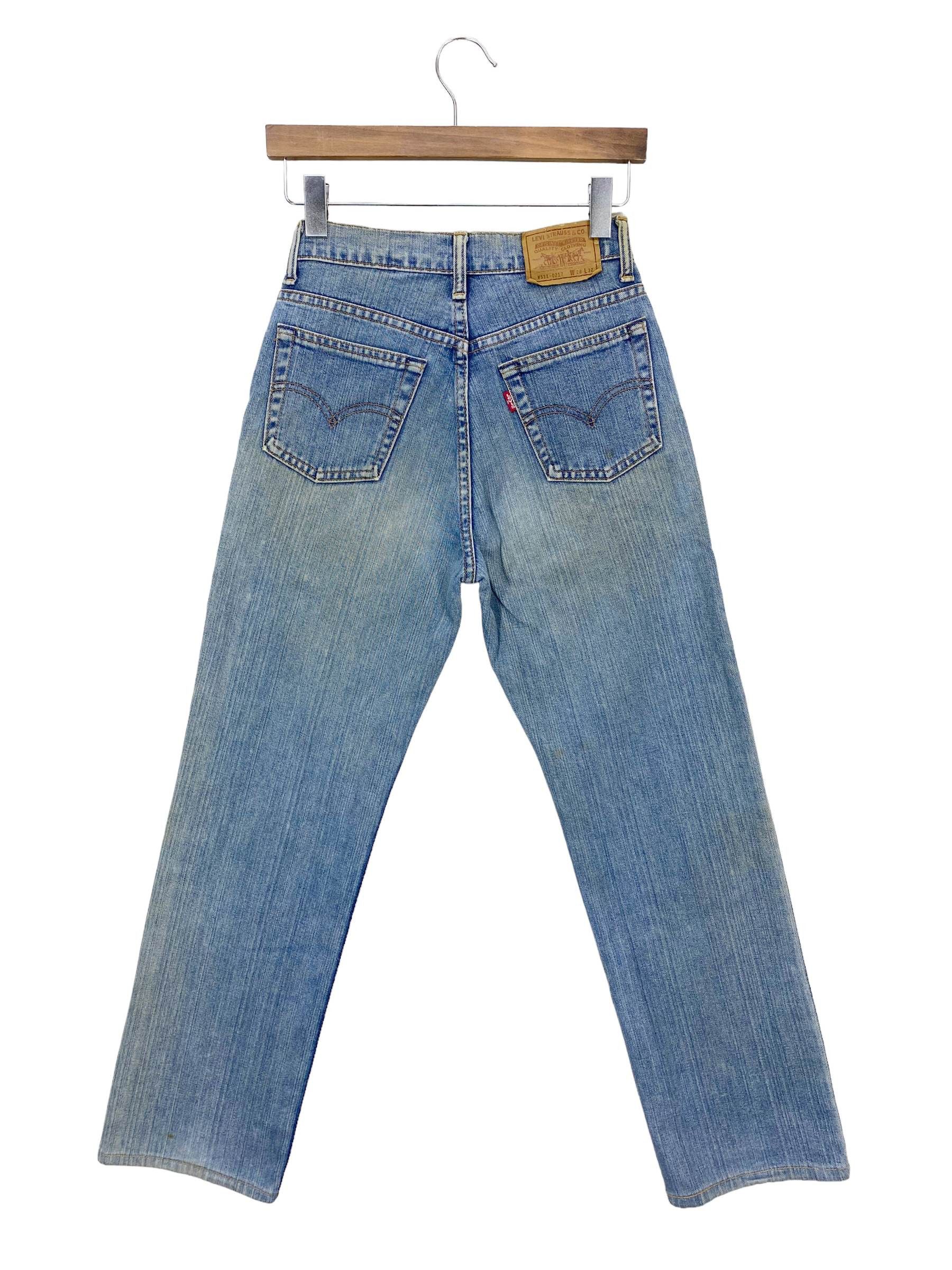 Levi's × Vintage Vintage 90s Levi's 511 Light Wash Denim Jeans - Tapered Fit Size 26" / US 2 / IT 38 - 1 Thumbnail