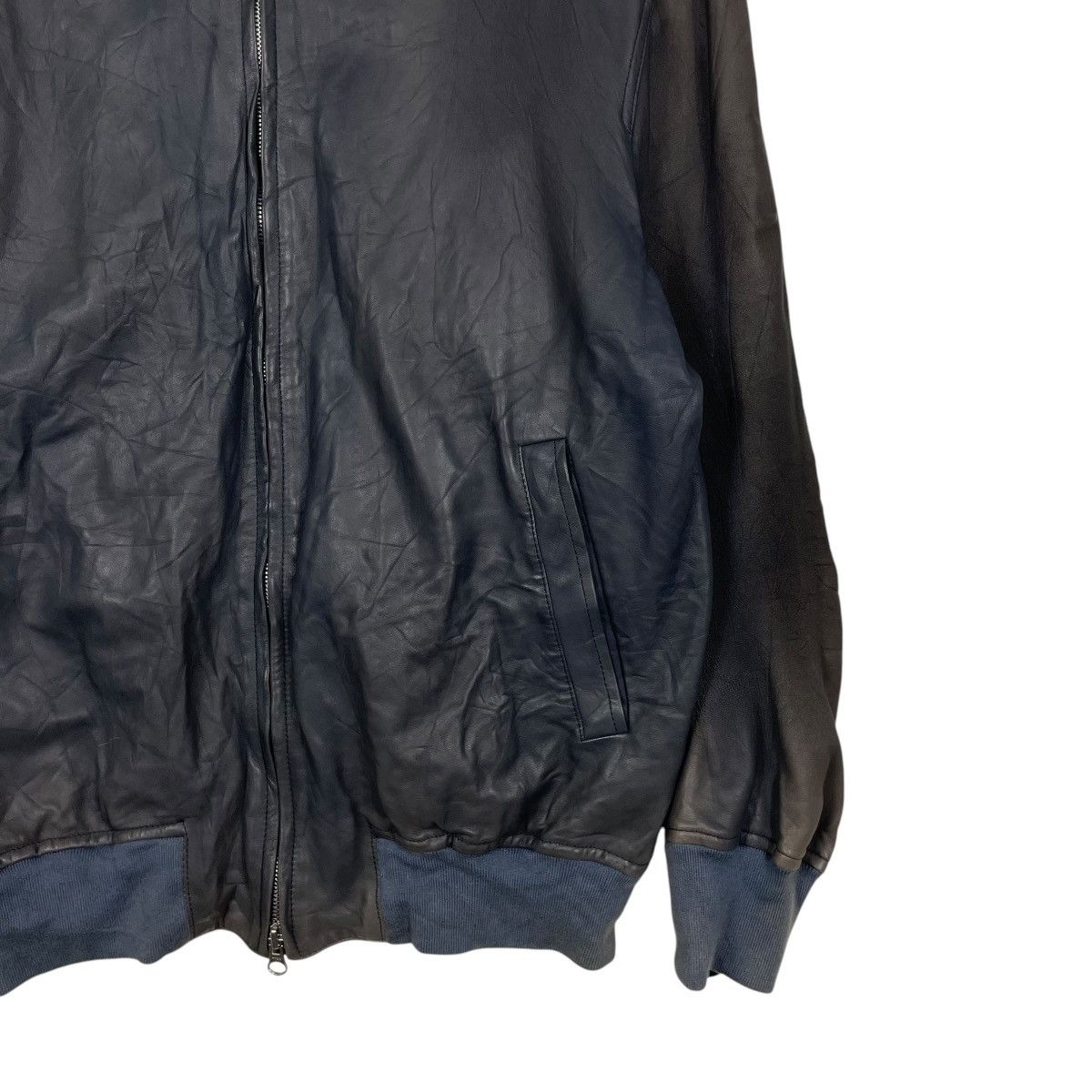 Designer 💥 LEATHER BIKER EDDY MONETTI JACKET Size US M / EU 48-50 / 2 - 4 Thumbnail