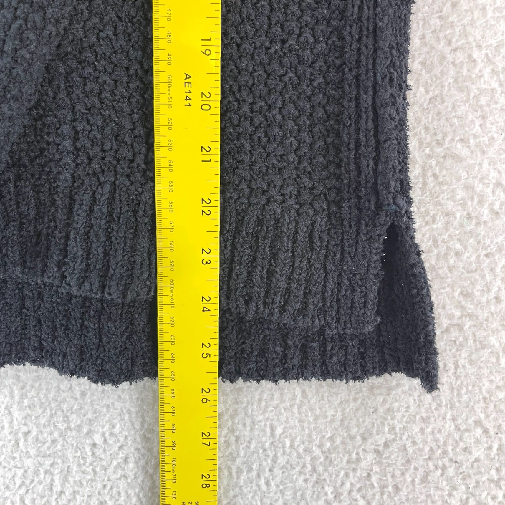 Free People Free People Coco V-Neck Front Twist Sweater Women Knit Long Sleeve Size XS Black Pullover Size XS / US 0-2 / IT 36-38 - 7 Thumbnail