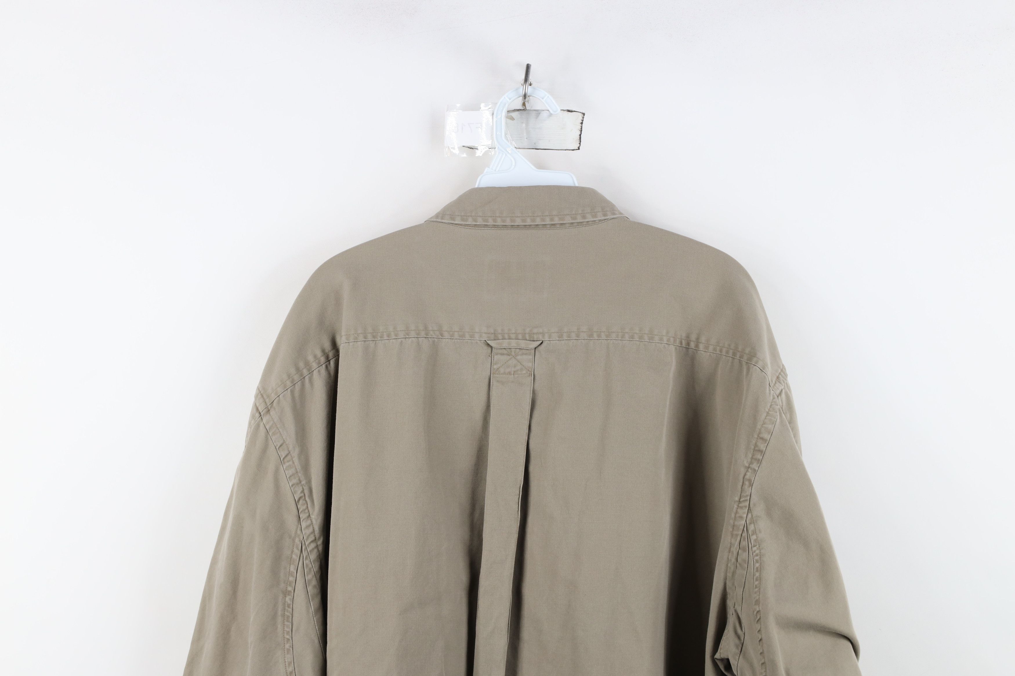 Cabelas Vintage 90s Y2K Cabelas Safari Bush Button Shirt Beige Size US XL / EU 56 / 4 - 12 Thumbnail