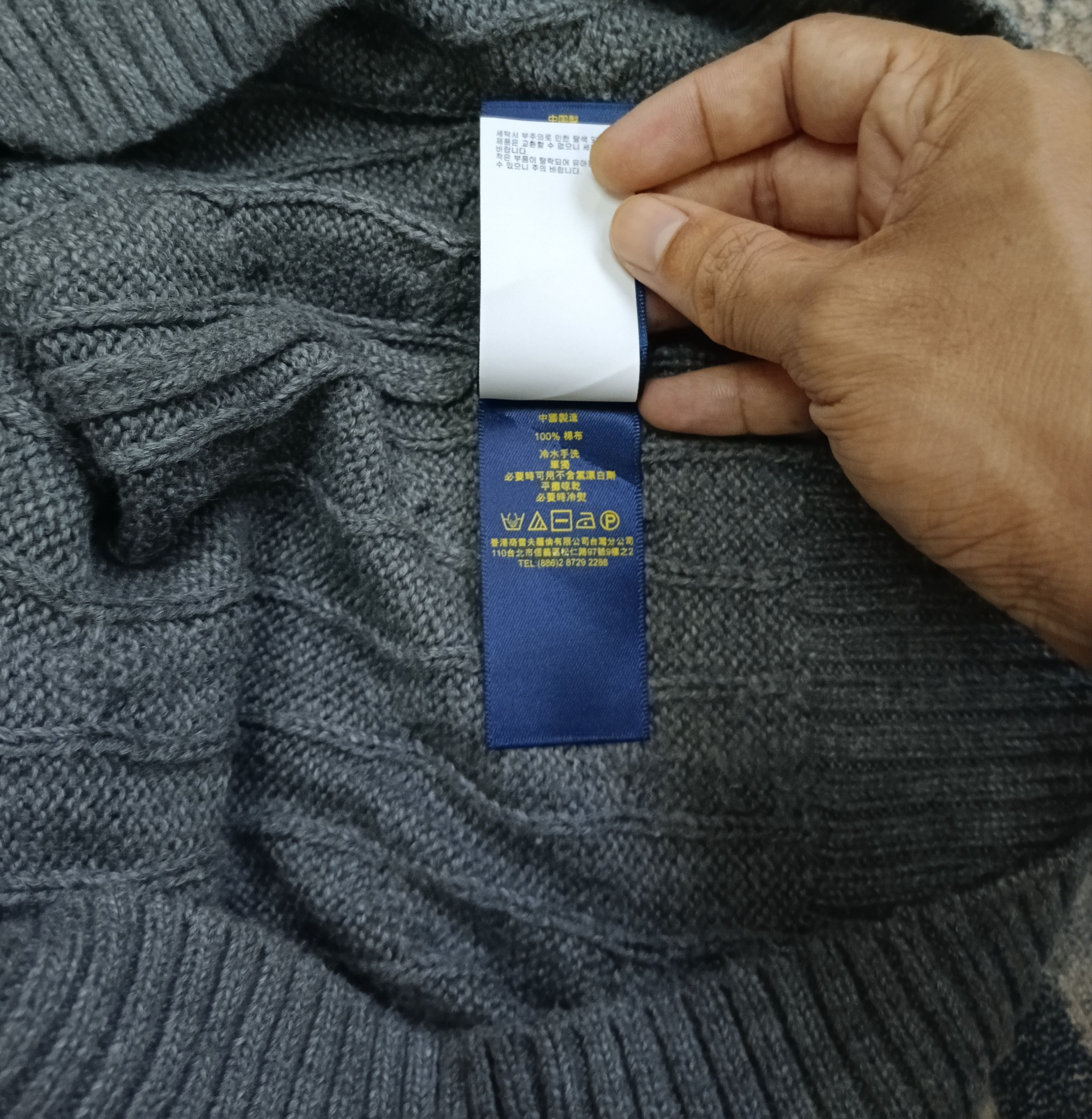 Polo Ralph Lauren × Vintage 90s POLO RALPH LAUREN SMALL PONY KNITWEAR Size US XS / EU 42 / 0 - 7 Thumbnail