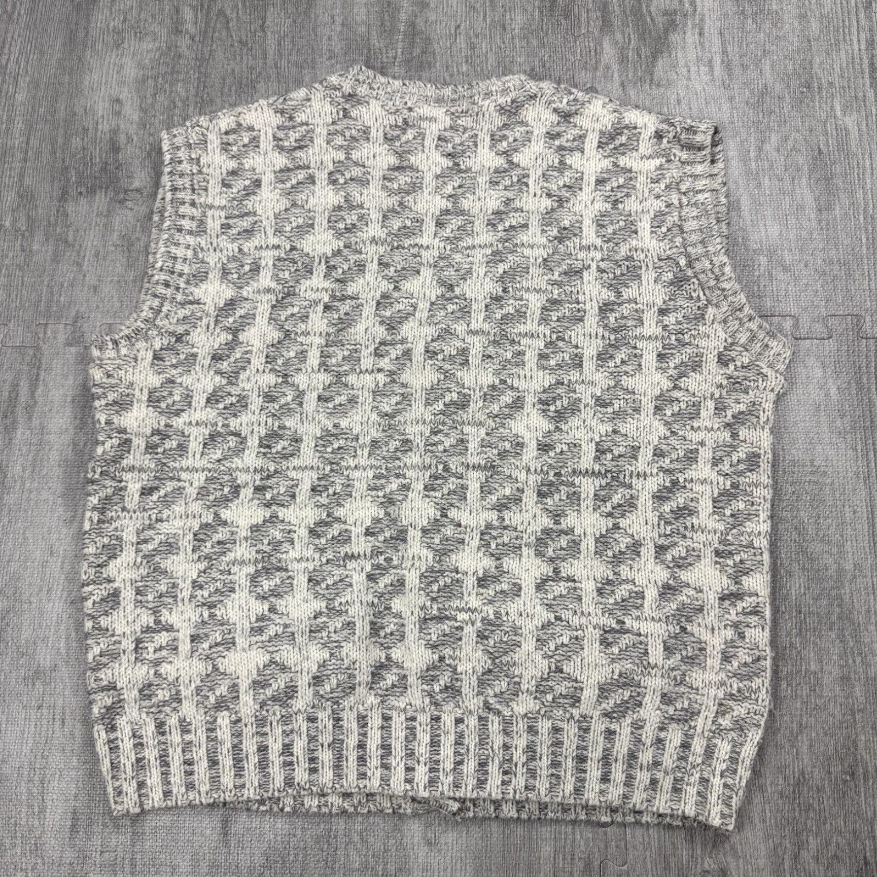 Vintage VINTAGE 70s Ferranti California Knit Sweater Vest Men XL Heather Gray Casual Formal Workwear Size US XL / EU 56 / 4 - 6 Thumbnail
