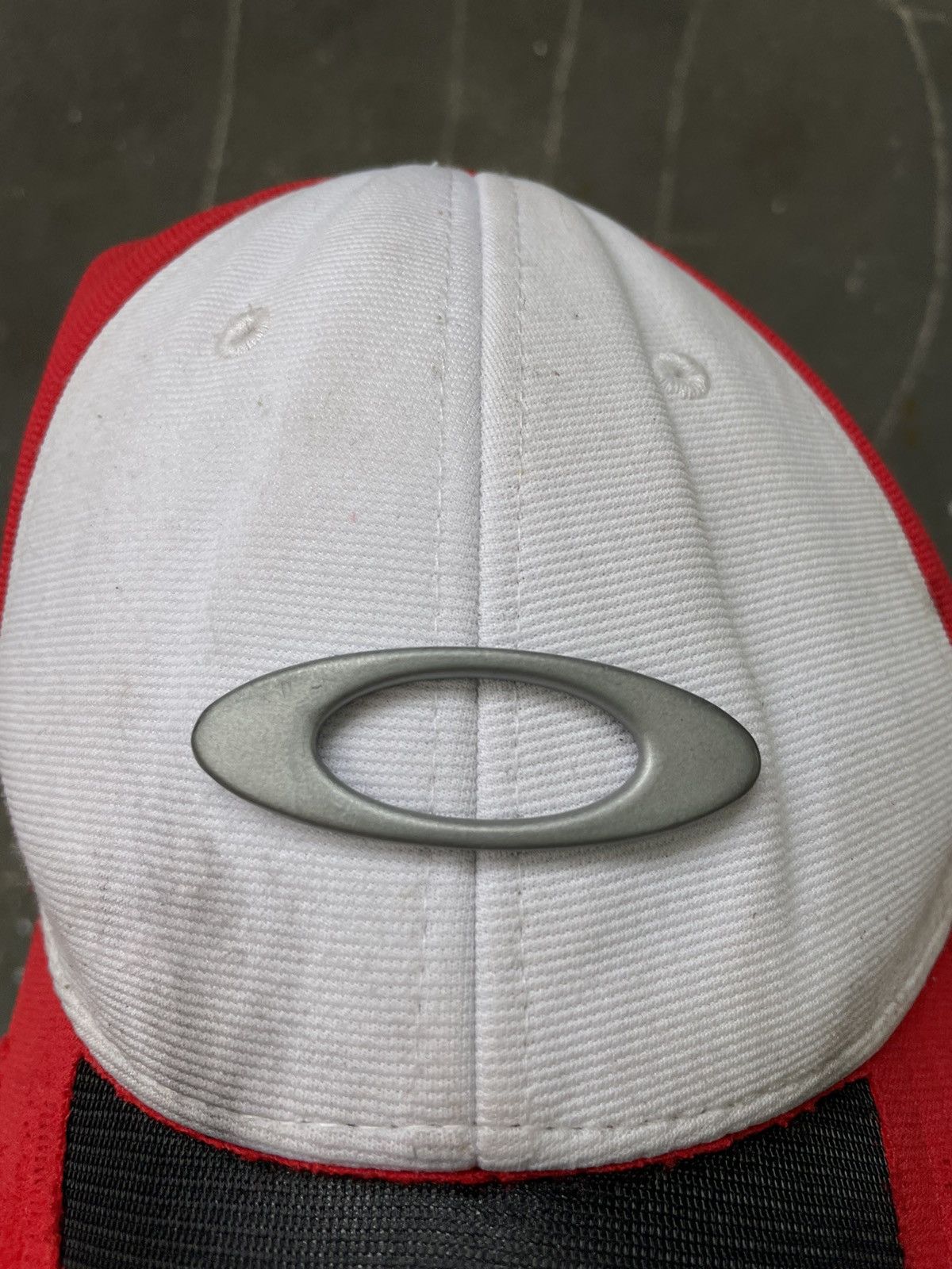 Japanese Brand × Oakley × Vintage Vintage Oakley 90’s Hat Cap Logo Y2K Distressed RARE Size ONE SIZE - 6 Thumbnail