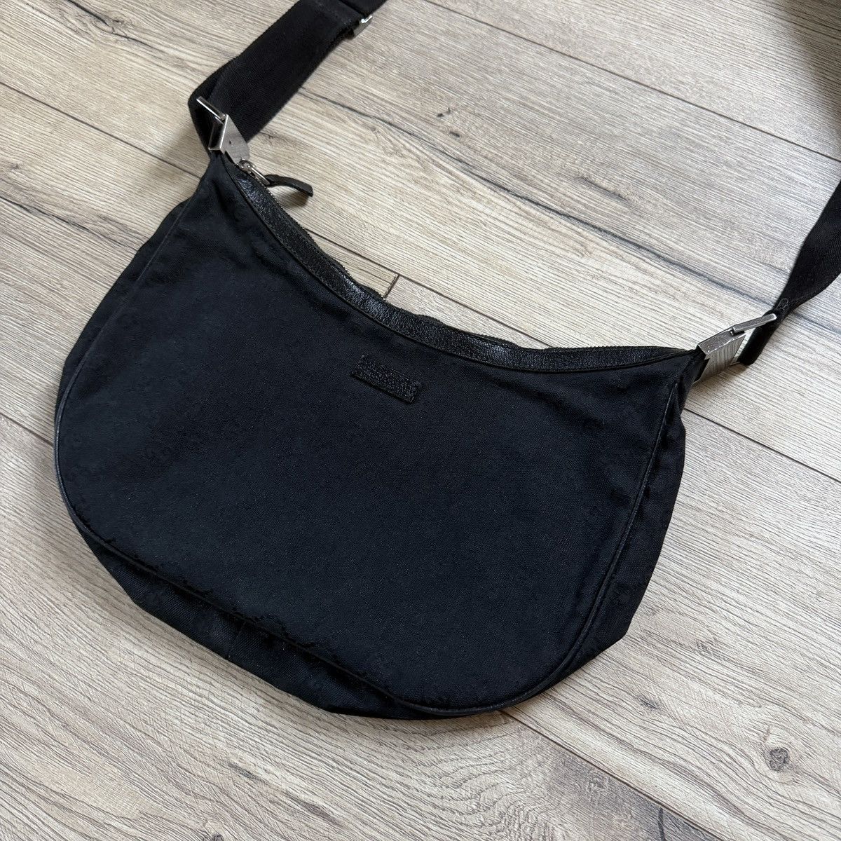 Gucci Shoulder Bag in Black with Monogram