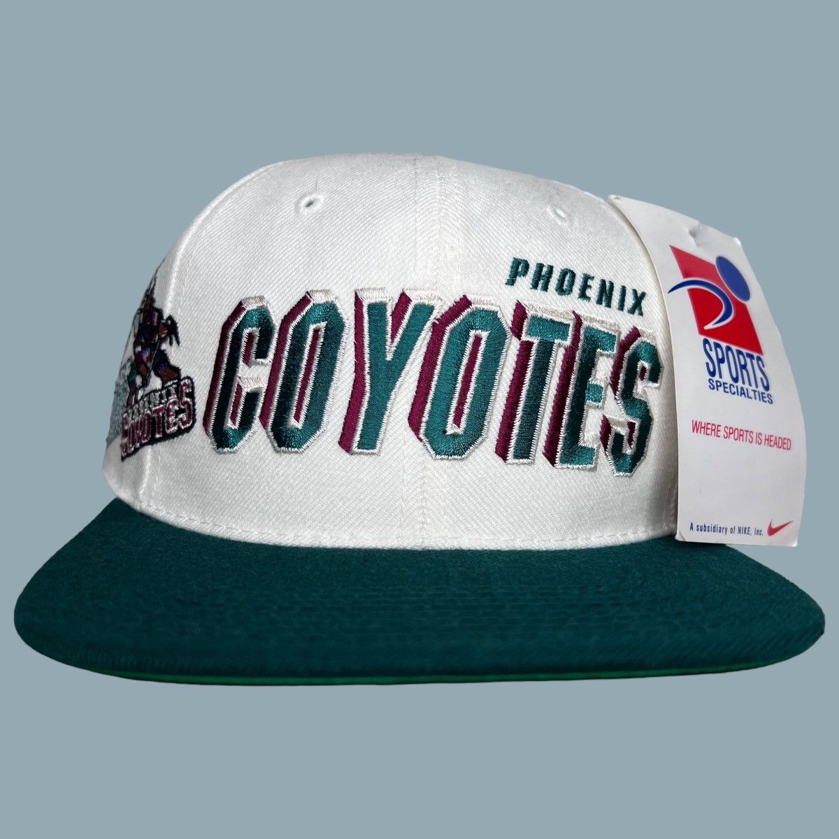 image of Vintage 1990S Nhl Phoenix Coyotes Shadow Sports Specialties in White, Men's