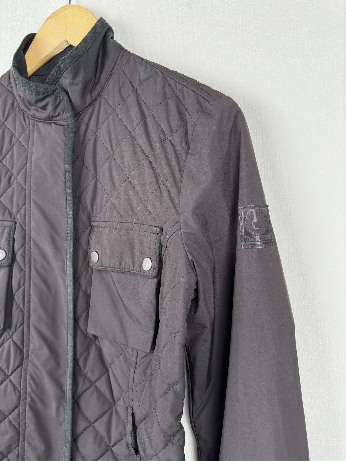 Belstaff BELSTAFF Quilted Biker Motorcycle Silver Label Jacket Size M / US 6-8 / IT 42-44 - 6 Thumbnail