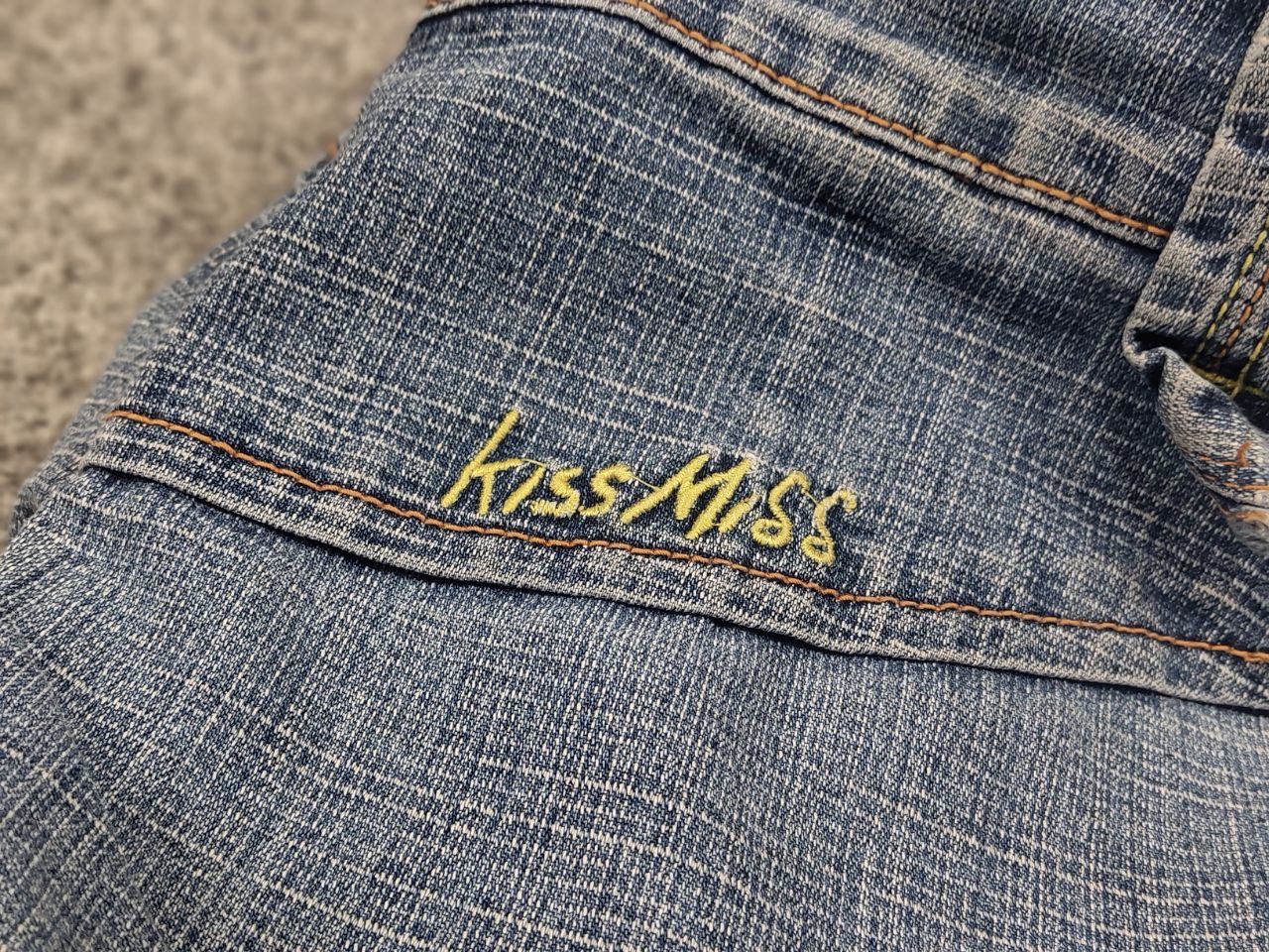 Miss Sixty Miss sixty Style Light faded Medium Denim Skirt Y2K Style Size 31" - 12 Thumbnail