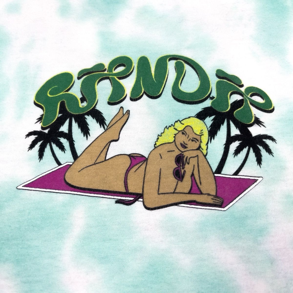 RIPNDIP RIPNDIP Nermrider Beach T-Shirt - Mint Cloud Wash Size US S / EU 44-46 / 1 - 5 Thumbnail