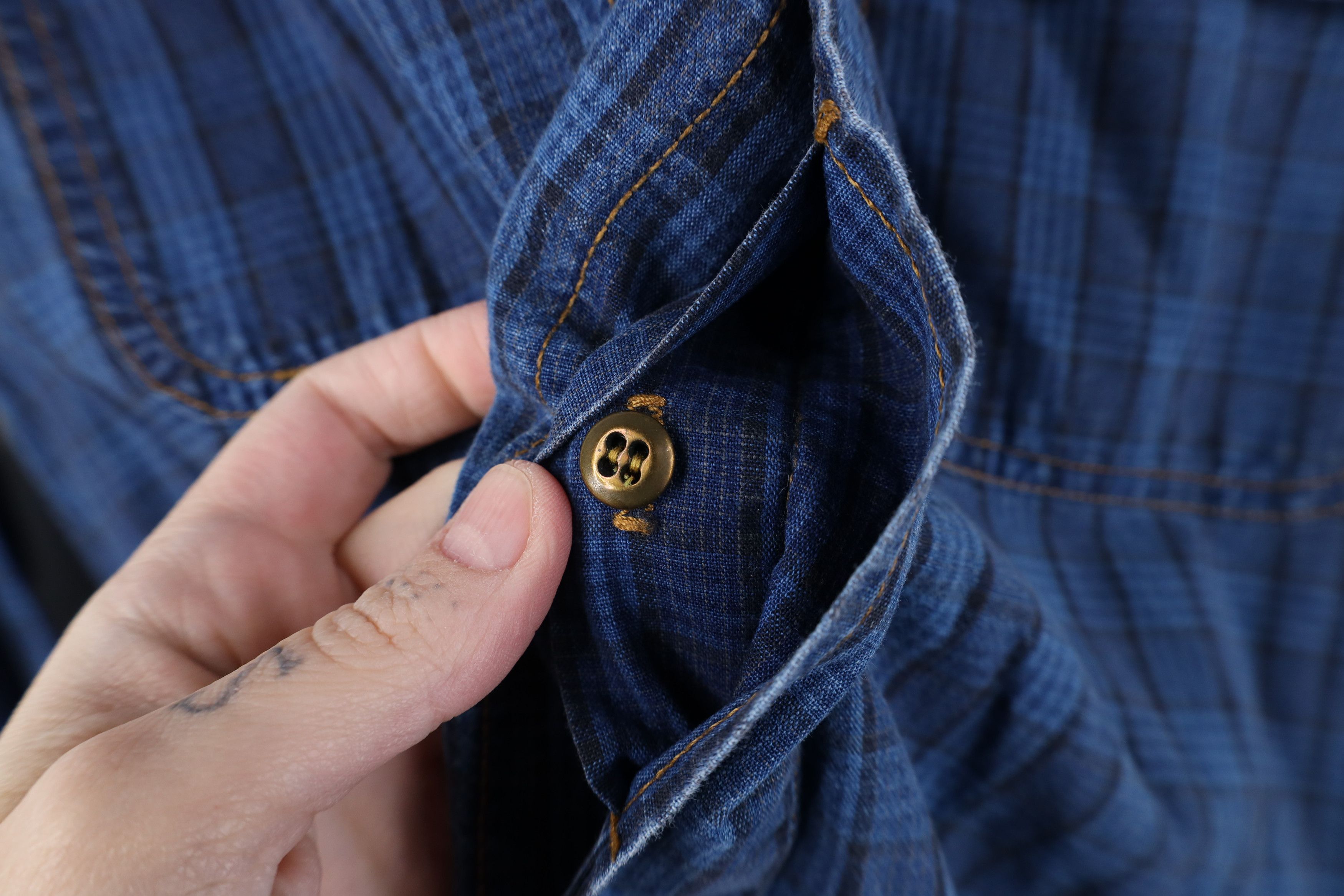 Guess Vintage 90s Guess Spell Western Cowboy Button Shirt Plaid Size US L / EU 52-54 / 3 - 6 Thumbnail