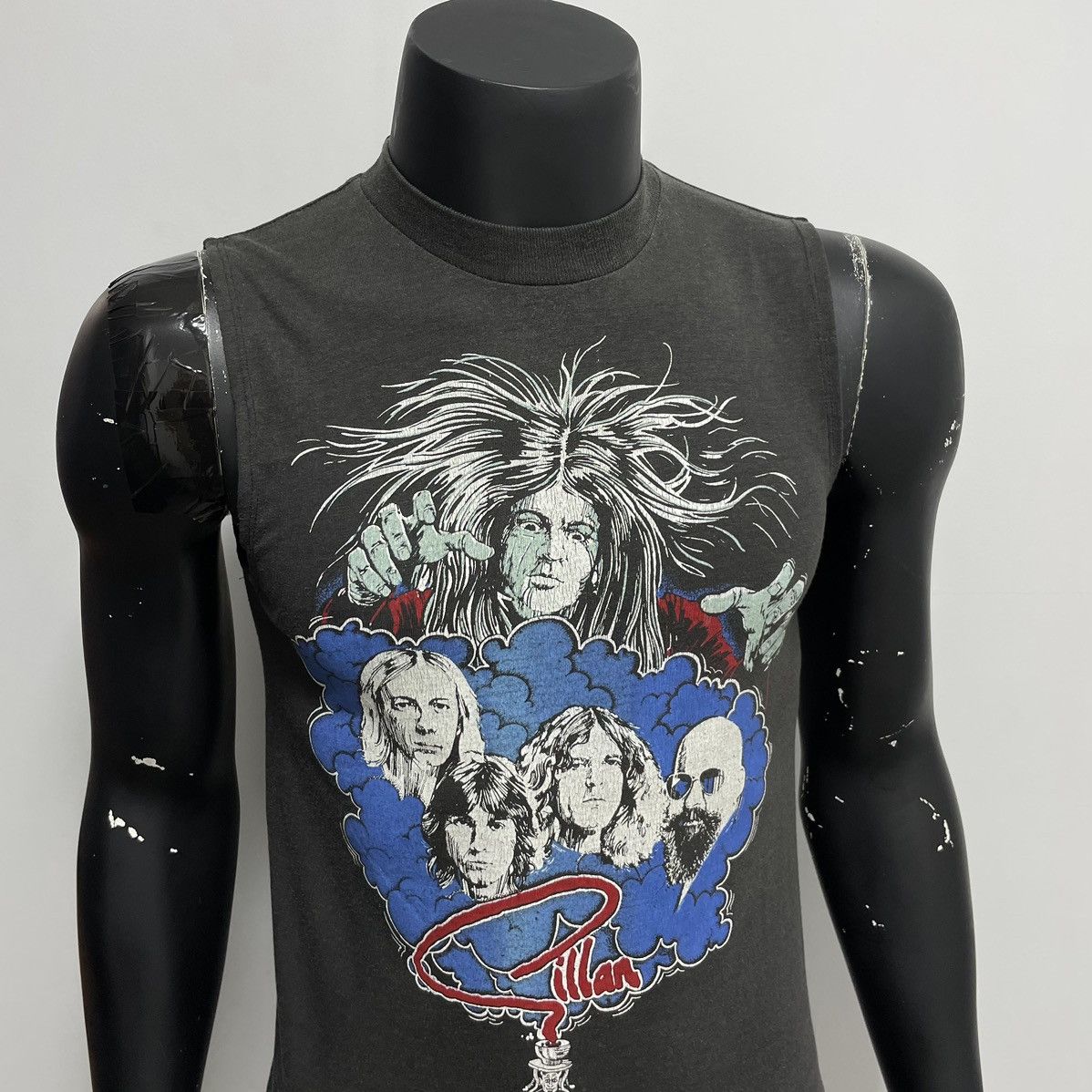Band Tees Vintage 82s Gillan Magic tour Deep Purple T-shirt Sleeveless Size US XS / EU 42 / 0 - 4 Thumbnail