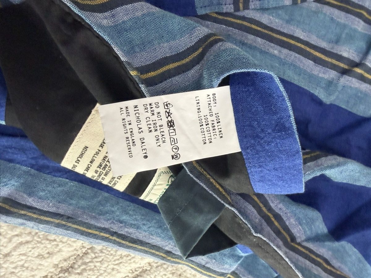 Nicholas Daley Nicholas Daley - Striped Linen Vest Size US M / EU 48-50 / 2 - 4 Thumbnail