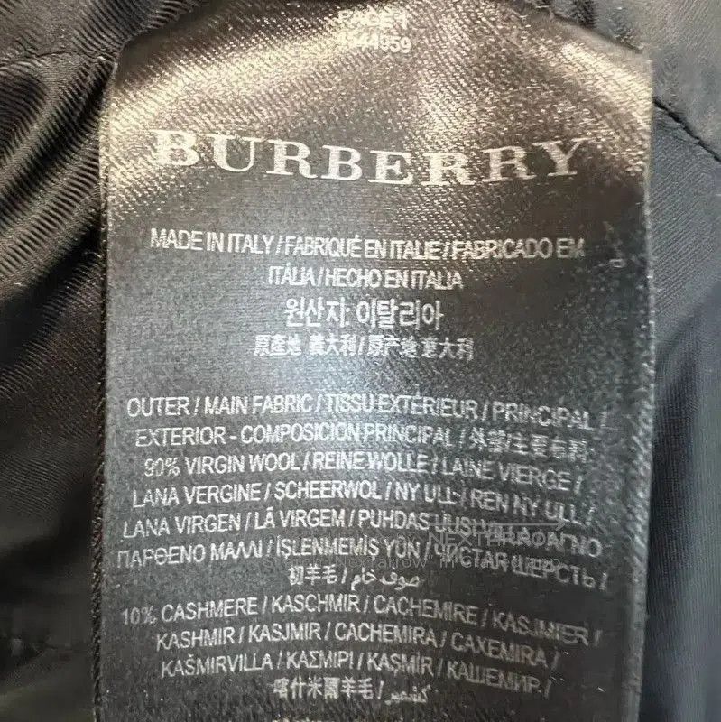 Burberry Burberry Grey Wool Women's Trench Coat. Size L / US 10 / IT 46 - 6 Thumbnail