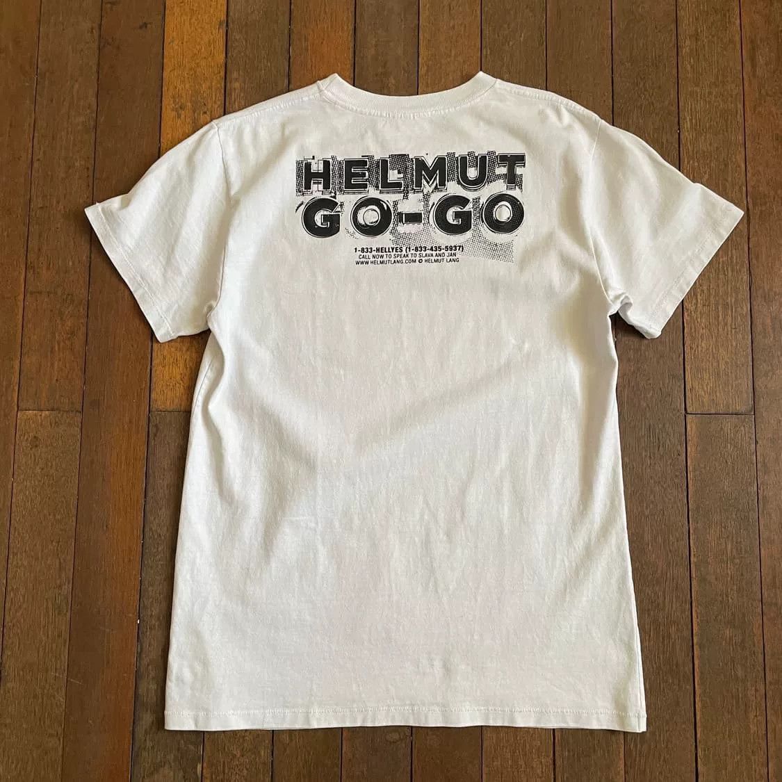 Helmut Lang Helmut Lang Vintage Logo Print T-Shirt Size US M / EU 48-50 / 2 - 1 Thumbnail