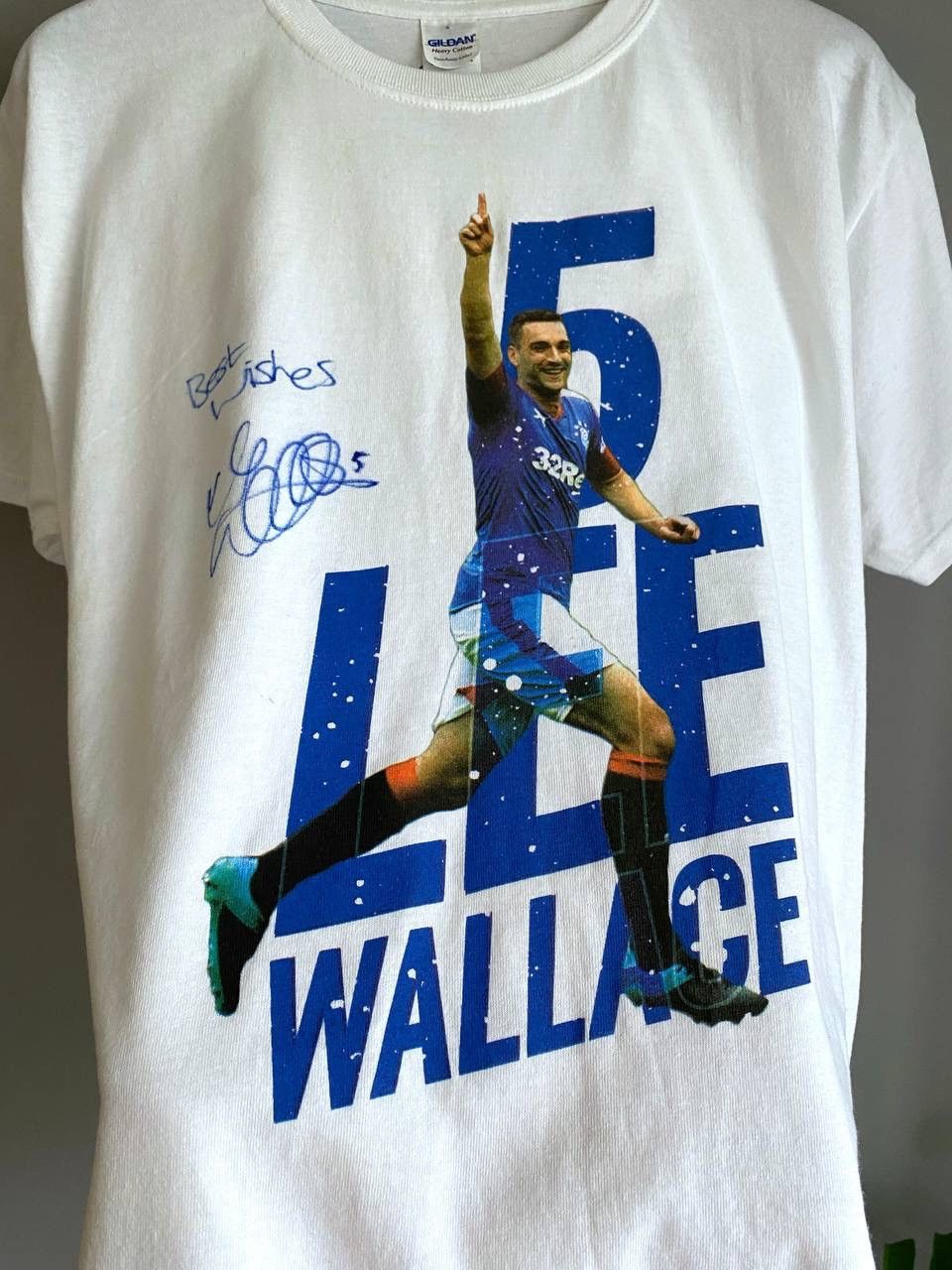 Umbro Rangers Official Merchandise T-Shirt Autograph #5 WALLACE XL Size US XL / EU 56 / 4 - 3 Thumbnail