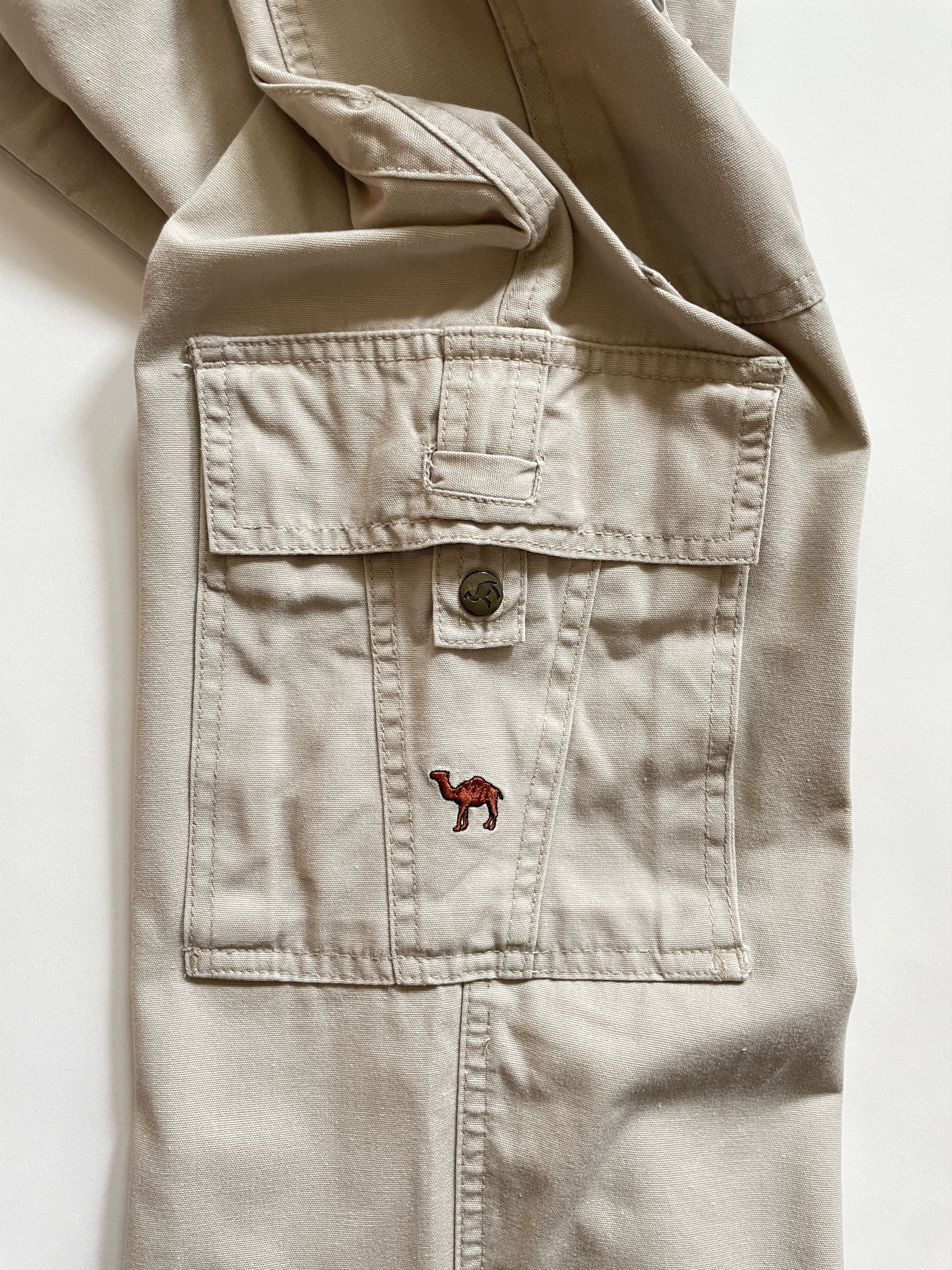 Camel 1990s Camel Cargo Pants Size US 36 / EU 52 - 5 Thumbnail