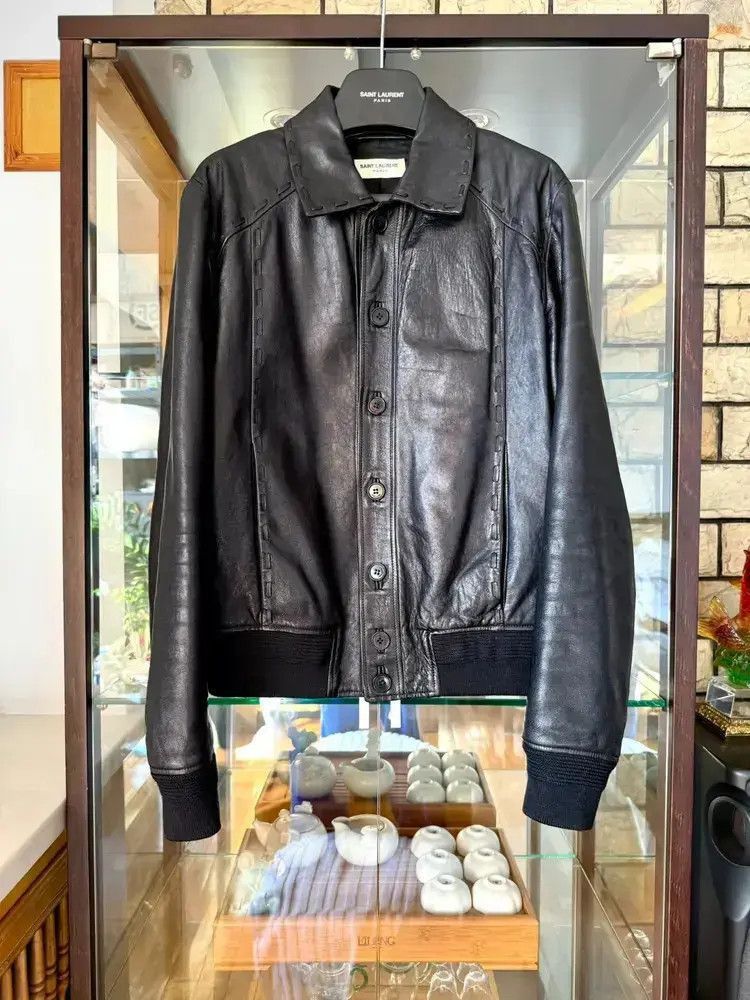 Saint Laurent Paris Sz 46 Saint Laurent Paris 18SS Lamb Skin Jacket-2505 Size US S / EU 44-46 / 1 - 1 Thumbnail