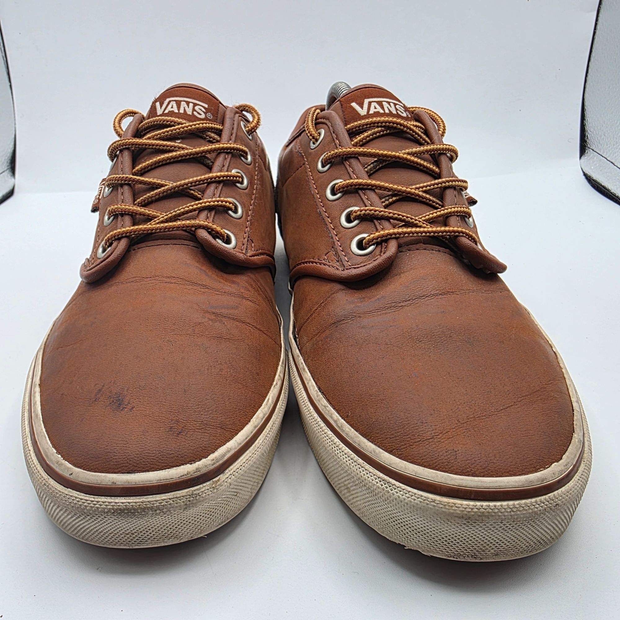 Vans Vans Atwood Mens Size 10.5 Brown Leather Shoes Walking Casua Size US 10.5 / EU 43-44 - 14 Thumbnail