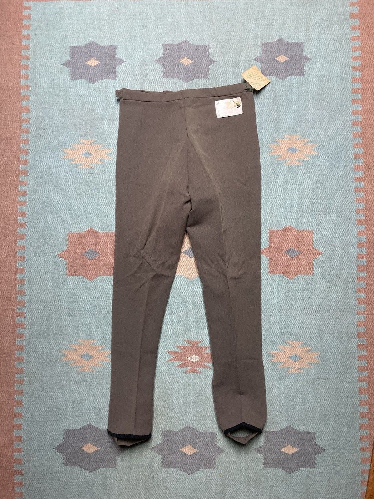 Vintage 1950s wading pants fishing NWT gabardine rayon blend 31x29 Size US 31 - 7 Thumbnail