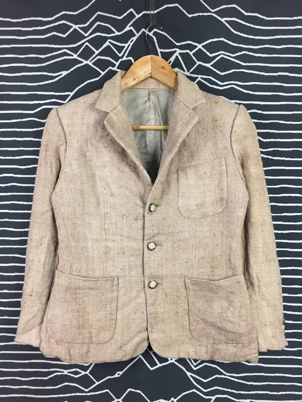 Ralph Lauren Vtg Ralph Lauren Tweed Textured 3-Button Blazer Women's XS/S Size S / US 4 / IT 40 - 1 Thumbnail