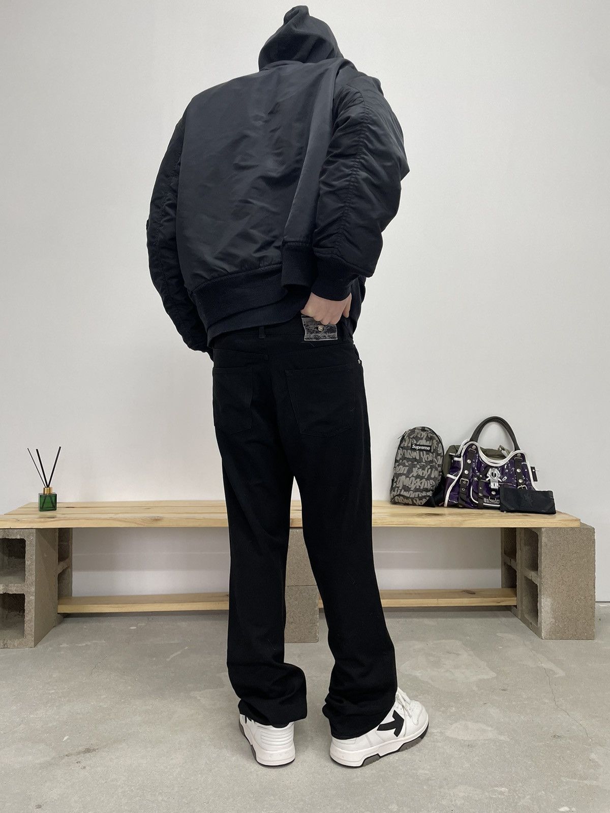 Versace × Vintage Vintage Versace pants stacked fit Size US 32 / EU 48 - 4 Thumbnail