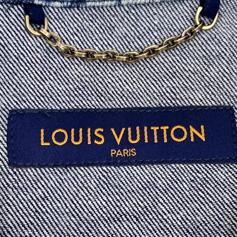 Louis Vuitton Louis Vuitton Blue tie-dye logo presbyopic full print cott Size US M / EU 48-50 / 2 - 5 Thumbnail
