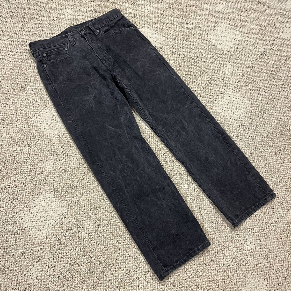 Levi's Levi’s 505 Black Acid Wash Jeans 34x30 Size US 34 / EU 50 - 4 Thumbnail