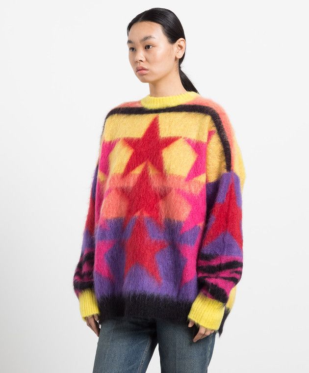 Palm Angels o1y1225 Crewneck Sweater in Multicolor Size XS / US 0-2 / IT 36-38 - 2 Thumbnail