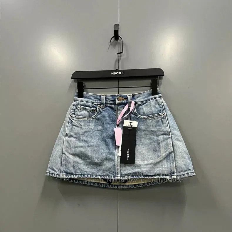 Balenciaga Balenciaga Denim Mini Skirt. Size US 34 / EU 50 - 1 Thumbnail
