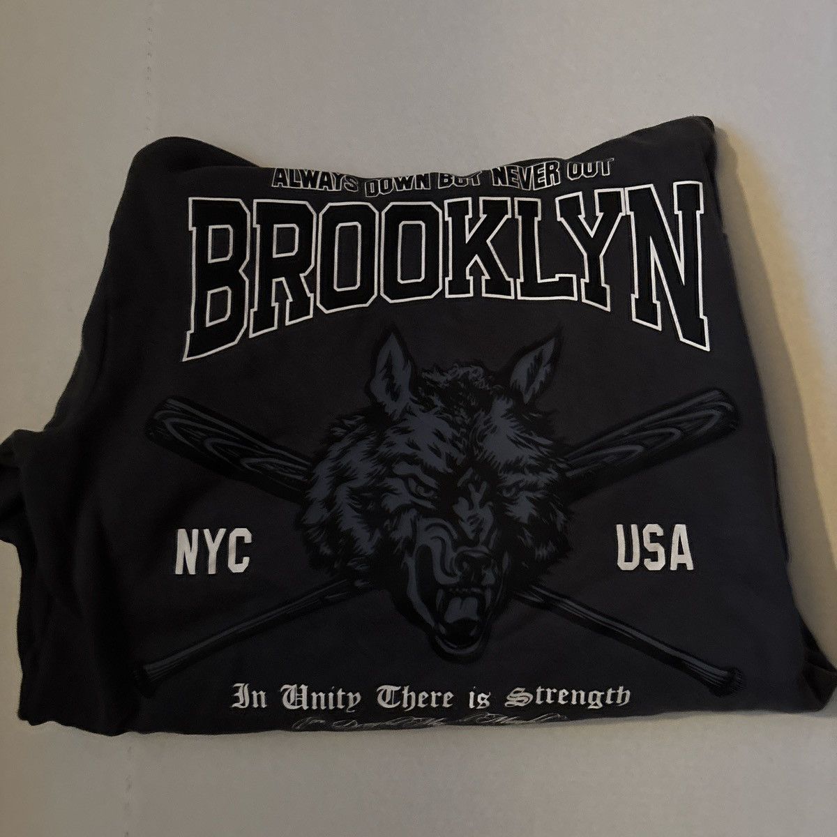 H&M H&M Dark Blue Brooklyn Hoodie Used Size US M / EU 48-50 / 2 - 4 Thumbnail