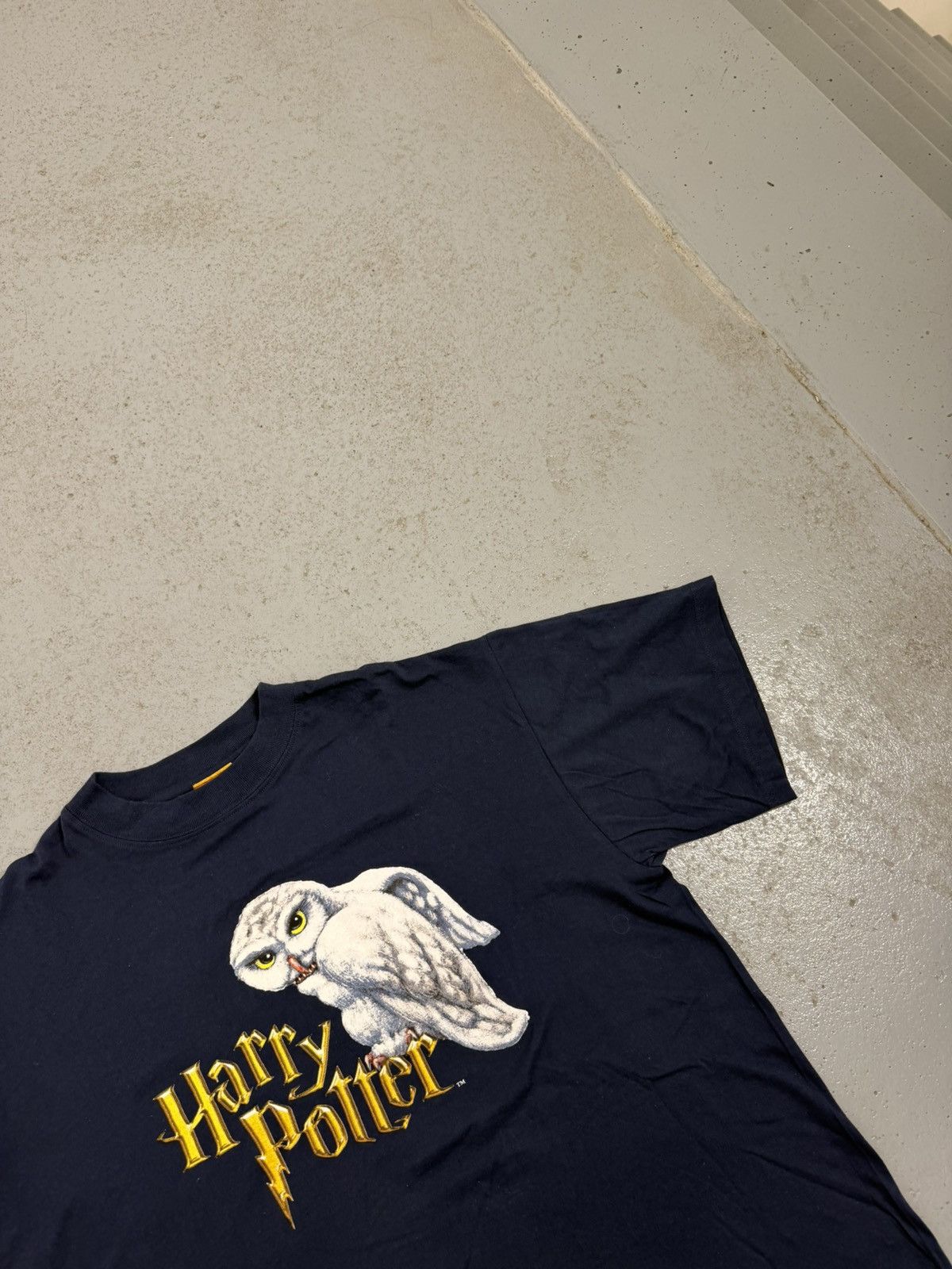 Vintage Vintage 2001 Harry Potter Owl Movie Promo Hanes T-Shirt Size US L / EU 52-54 / 3 - 4 Thumbnail