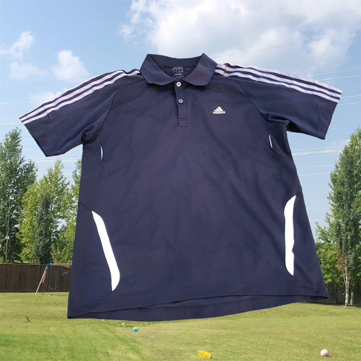 Adidas Adidas climacool polo shirt Size US L / EU 52-54 / 3 - 2 Thumbnail