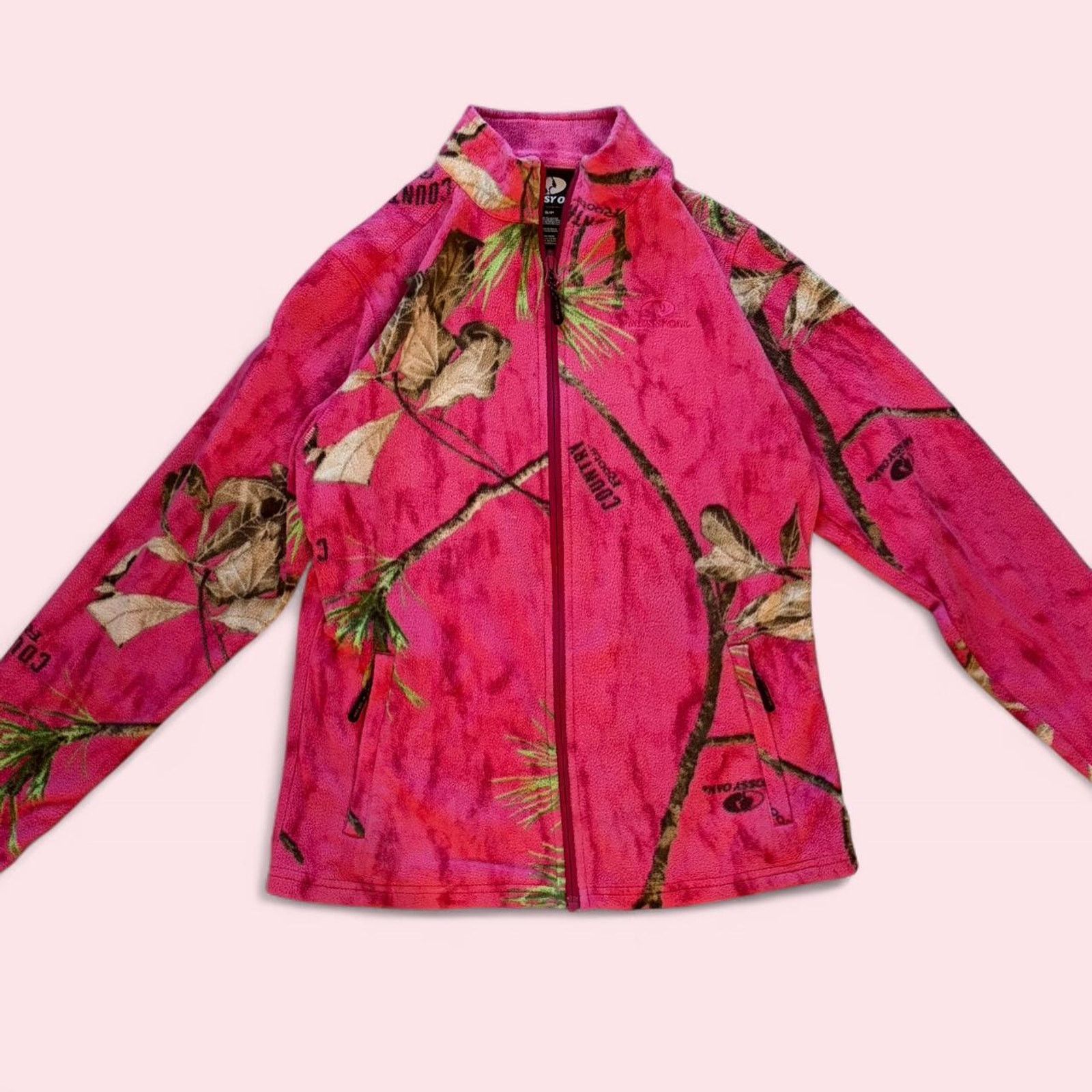 Mossy Oaks Pink mossy oak camo fleece Size S / US 4 / IT 40 - 1 Thumbnail