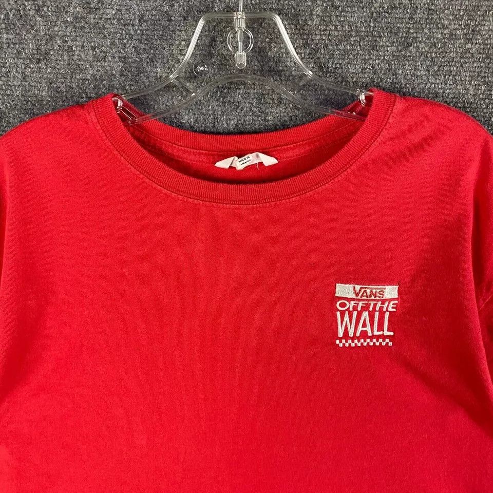 Vans Vans Top Women's XS Short Sleeve Crop Crew Neck Extra Small Size XS / US 0-2 / IT 36-38 - 2 Thumbnail