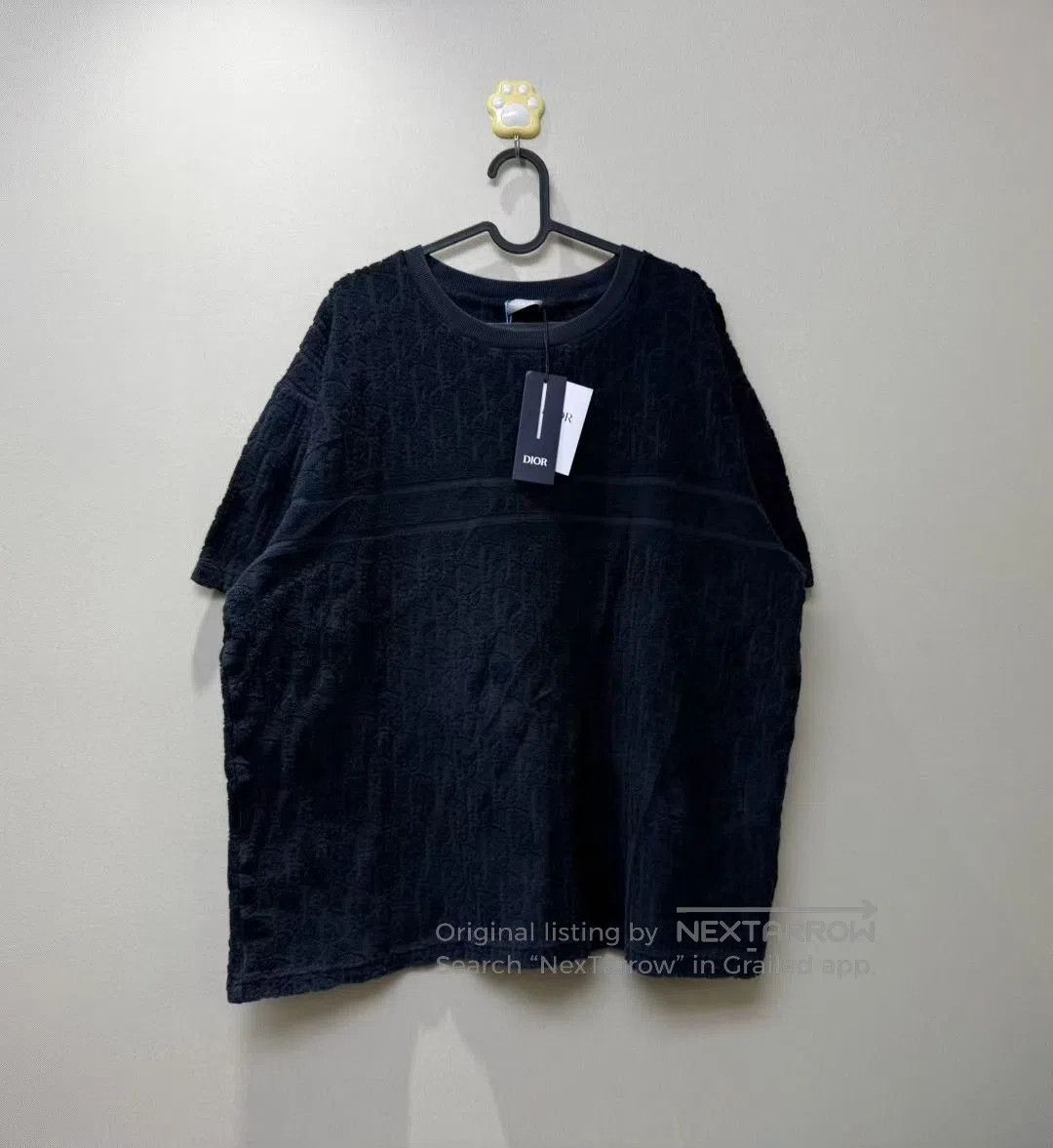 Dior DIOR Blue Logo Towel Short Sleeve. Size US XXL / EU 58 / 5 - 1 Thumbnail