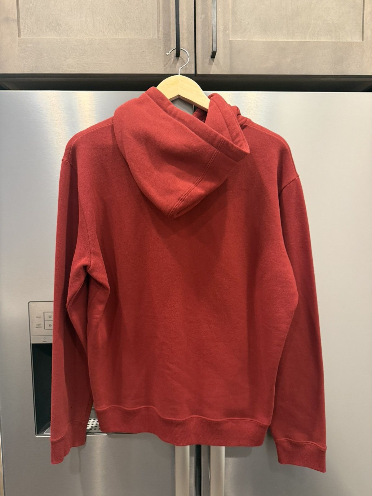 Saint Laurent Paris Saint Laurent Logo Hoodie Red Size US L / EU 52-54 / 3 - 3 Thumbnail