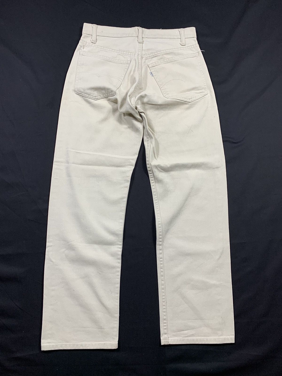 Levi's × Levi's Vintage Clothing × Vintage 1970’s Levis White Tab Jeans Size US 28 / EU 44 - 2 Thumbnail