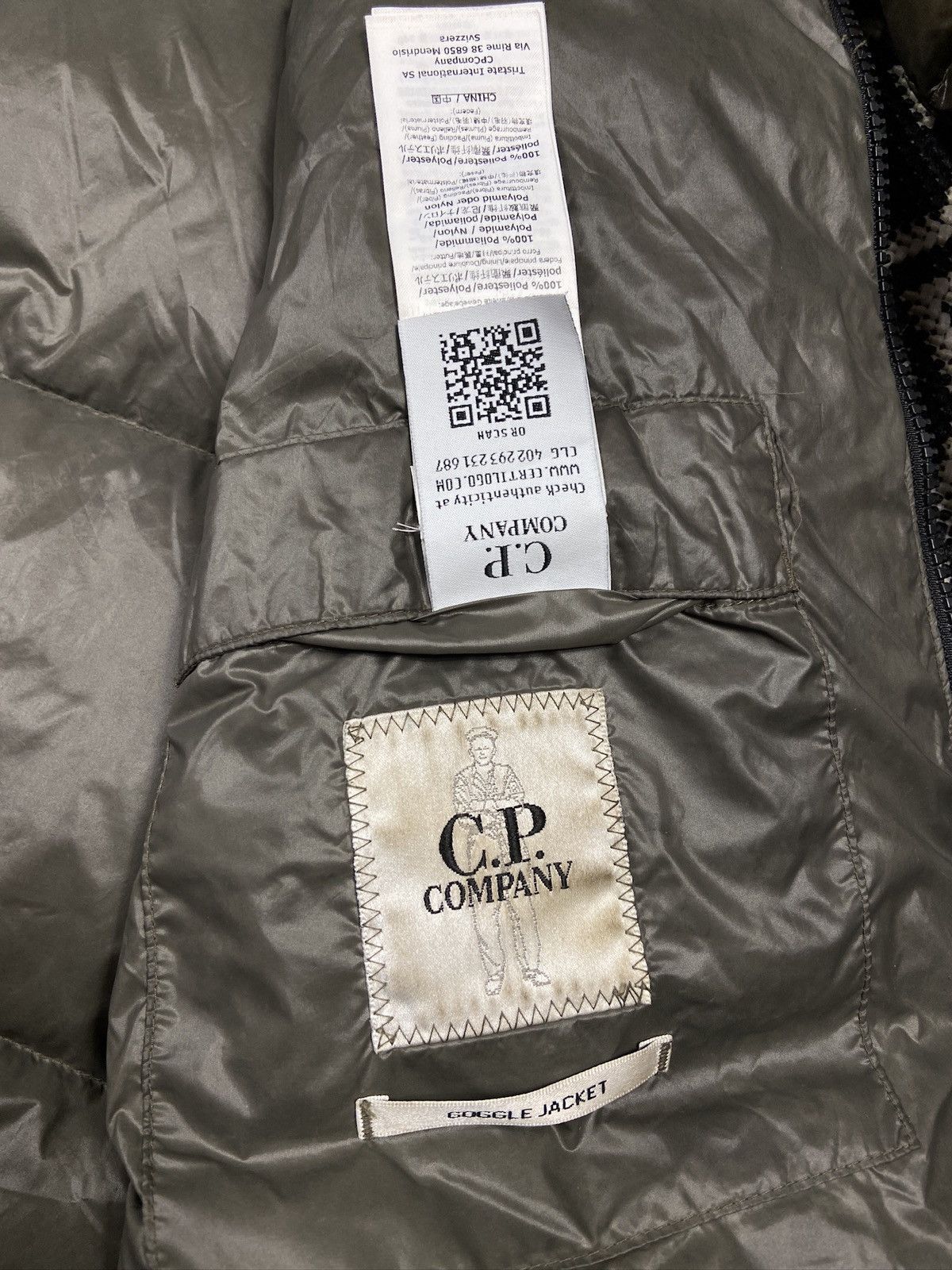 C.P. Company Puffer Jacket Goggle Jacket D.D. Shell Down Jacket Size US S / EU 44-46 / 1 - 14 Thumbnail