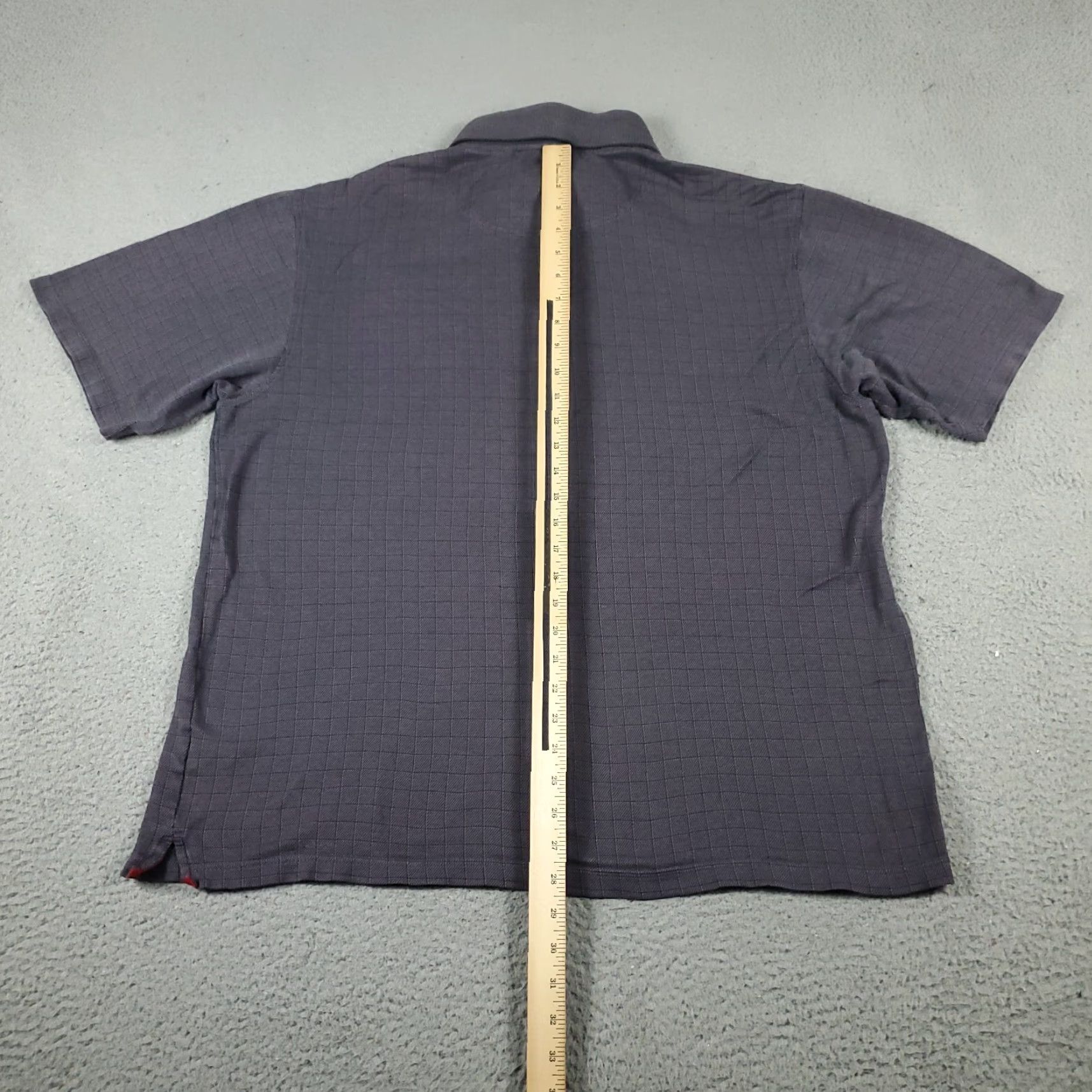 Vintage Payne Stewart Polo Shirt Mens Large Gray Check Golf Casual Short Sleeve Size US L / EU 52-54 / 3 - 4 Thumbnail