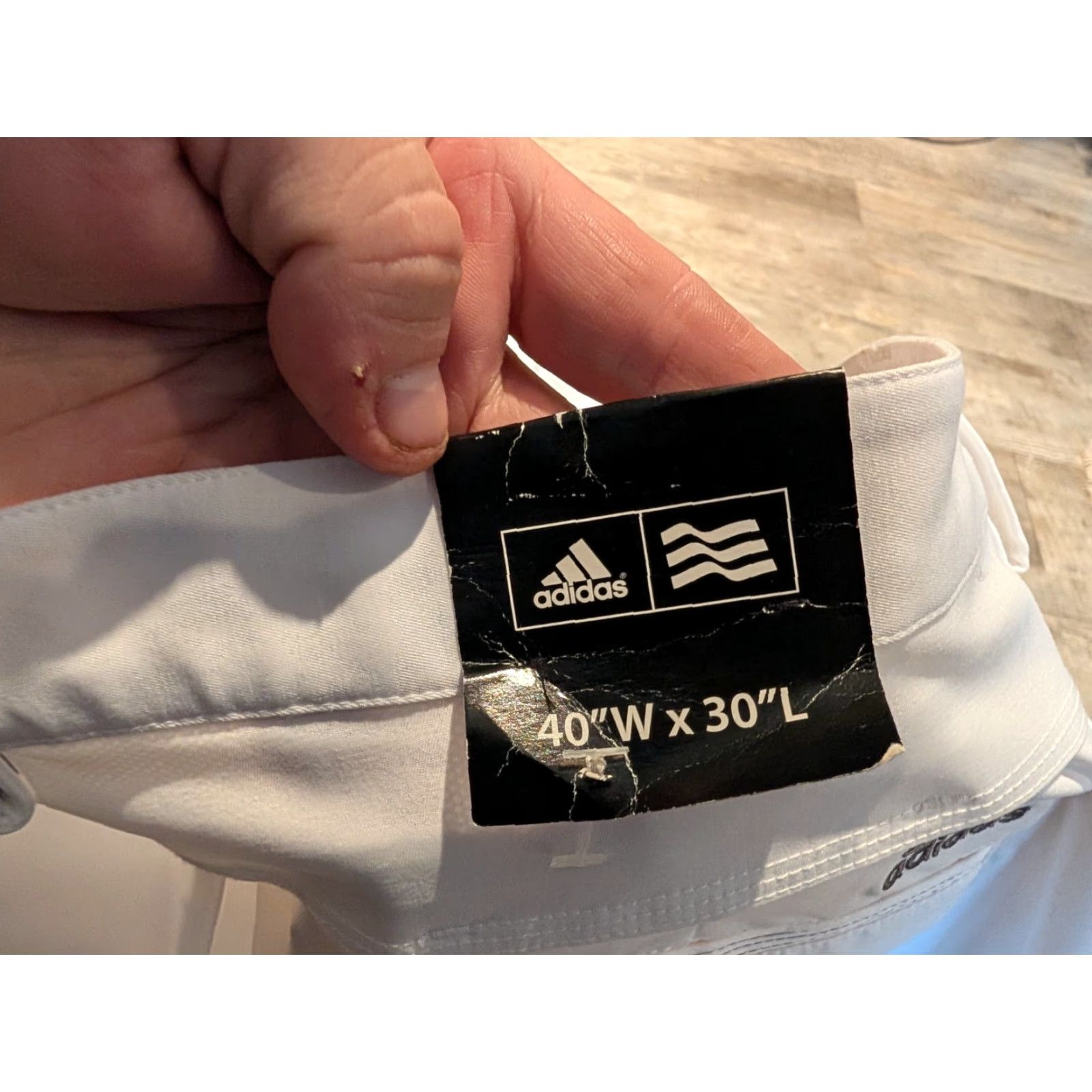 Adidas Adidas Climacool 3 Stripe White Golf Chinos Pants Mens 40x30 NWT Back Mark On Size US 40 / EU 56 - 5 Thumbnail