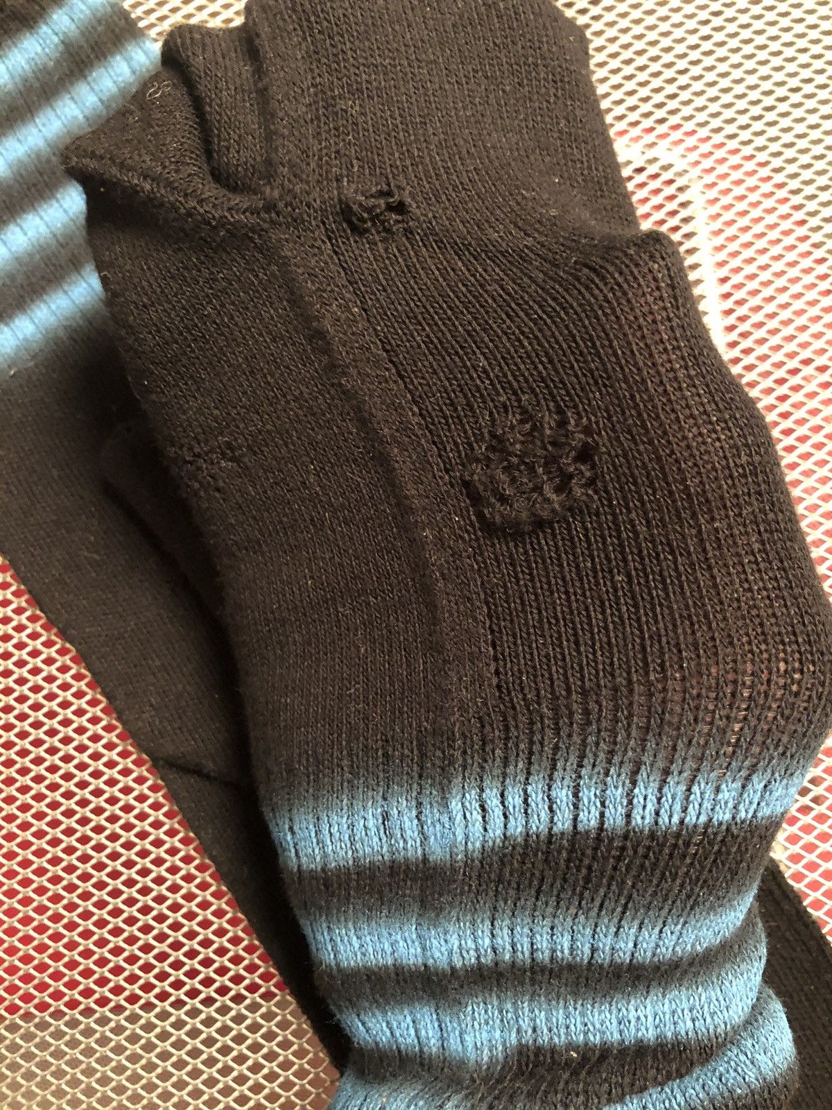 Maison Margiela Hand dyed Distressed socks Size ONE SIZE - 6 Thumbnail