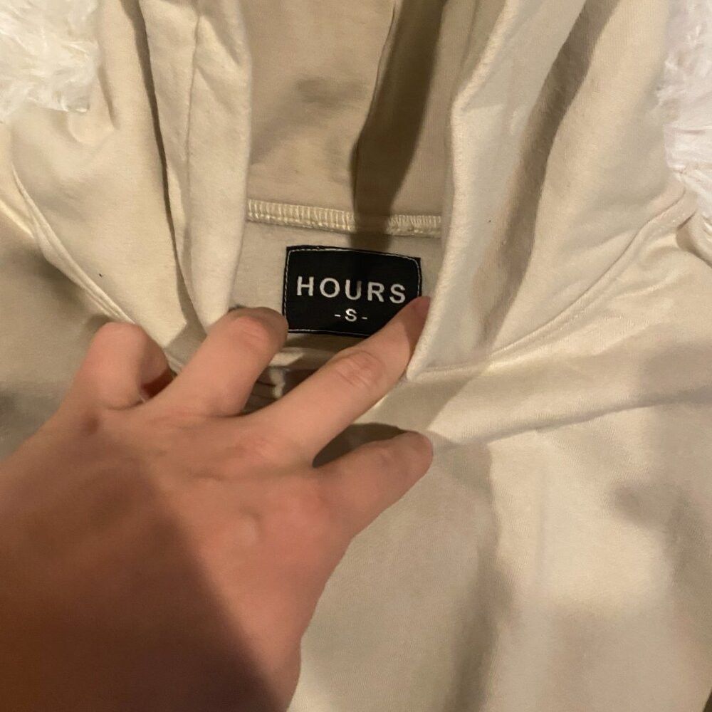 Other Hours Pullover Drop Shoulder Hoodie Vintage Bone Size Small Size US S / EU 44-46 / 1 - 4 Thumbnail