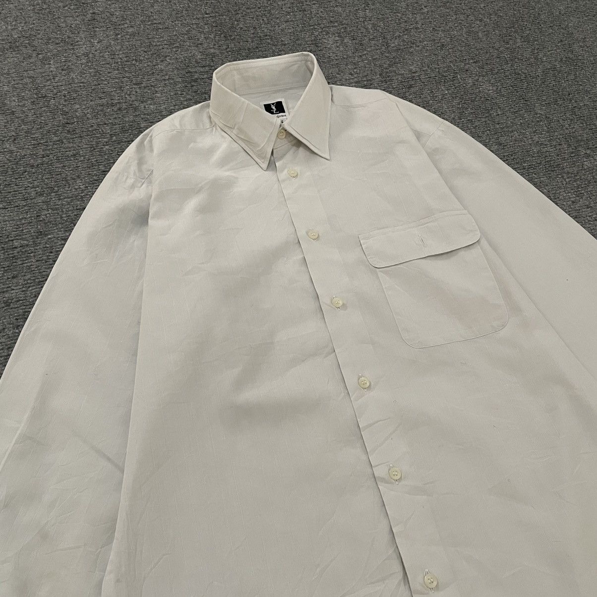 Yves Saint Laurent Yves Saint Laurent Shirt Button Up Size US L / EU 52-54 / 3 - 2 Thumbnail