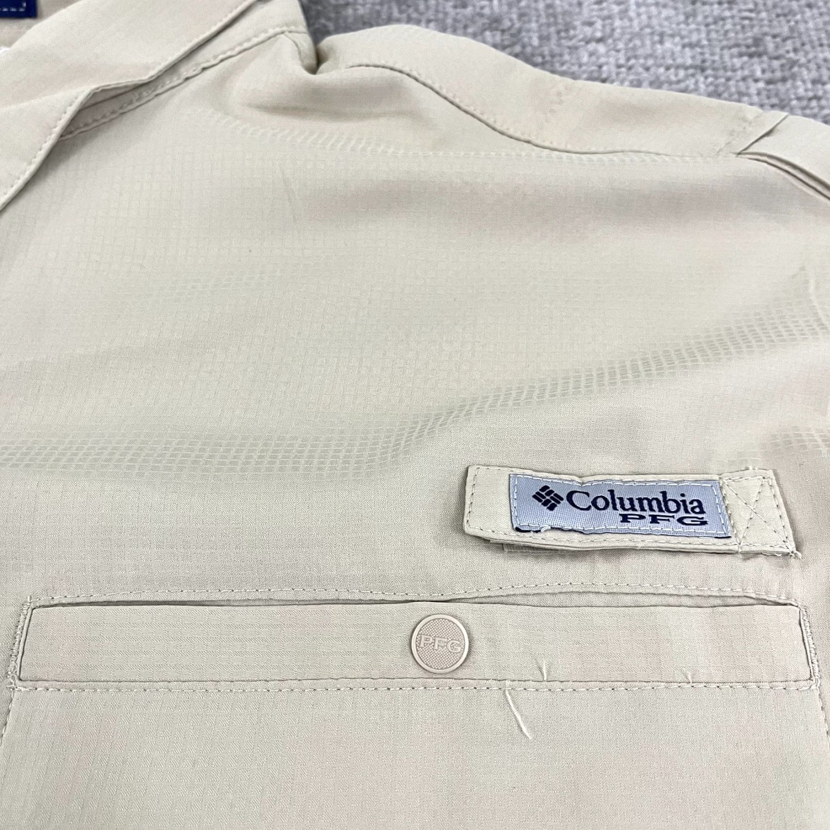 Vintage COLUMBIA Shirt Mens 4XT Tall Brown TAMIAMI PFG Button Down Vented Fishing Gear Size US XXL / EU 58 / 5 - 3 Thumbnail
