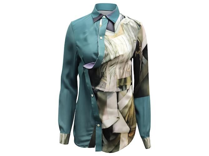 Acne Studios Acne Studios Shirt Long Sleeve Arona Bamboo Print Blouse Size XS / US 0-2 / IT 36-38 - 5 Thumbnail