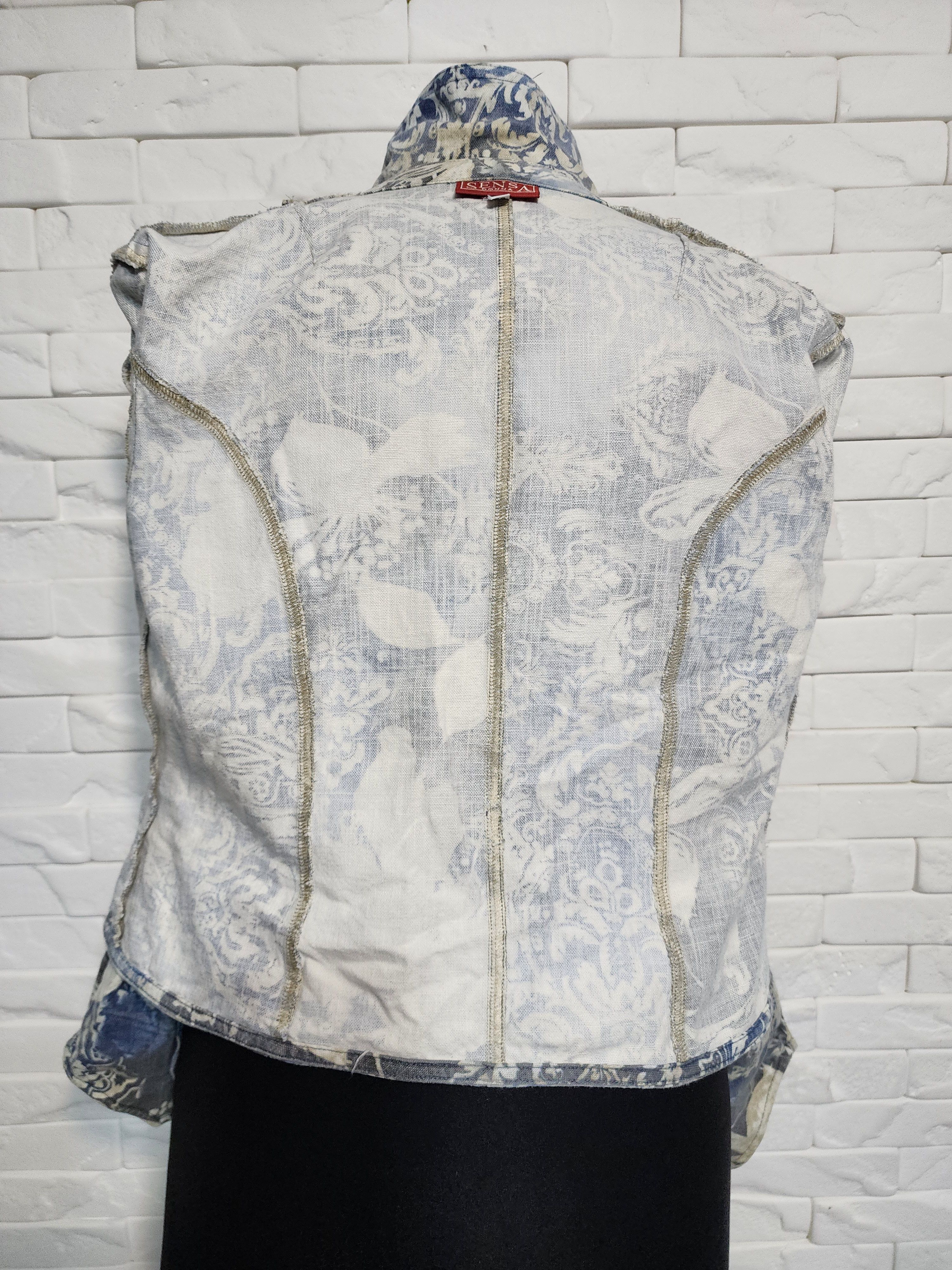Other Denim Jacket: Women's Blue Jean Blazer Size M / US 6-8 / IT 42-44 - 7 Thumbnail