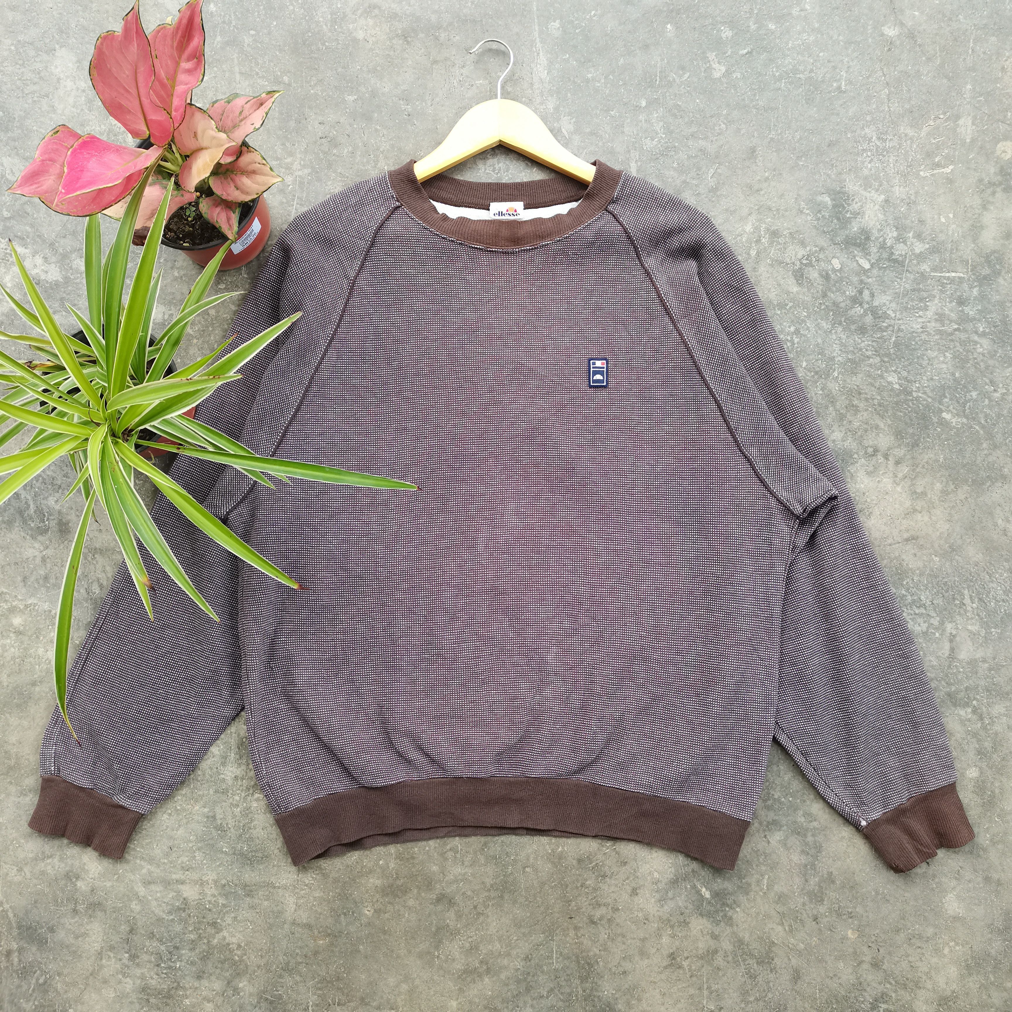 Ellesse × Vintage Vintage ELLESSE Small Logo Crewneck Sweatshirt Size US XL / EU 56 / 4 - 1 Thumbnail
