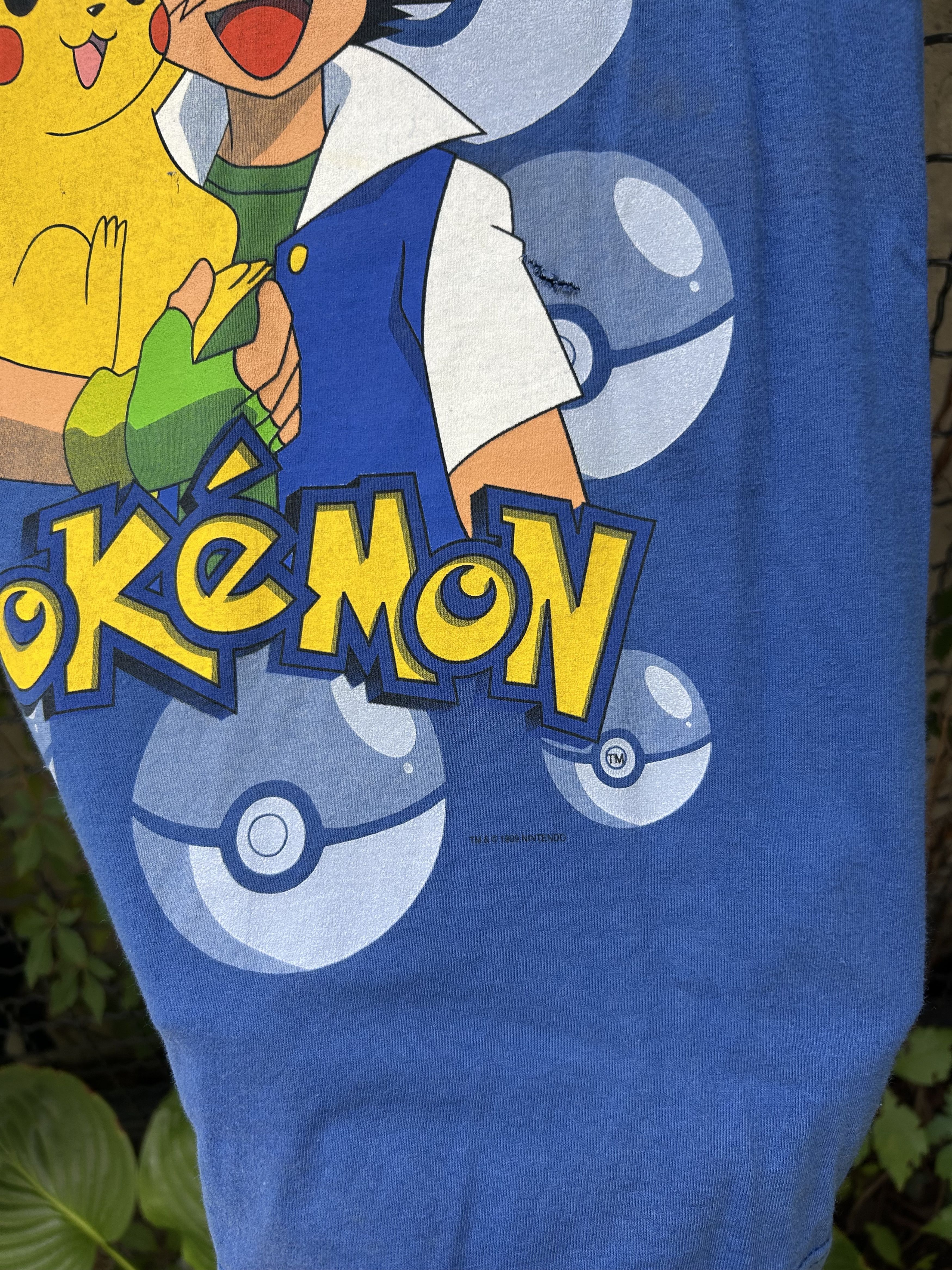 Anime Vintage 1999 Pokemon Anime Movie T-shirt Size US S / EU 44-46 / 1 - 4 Thumbnail