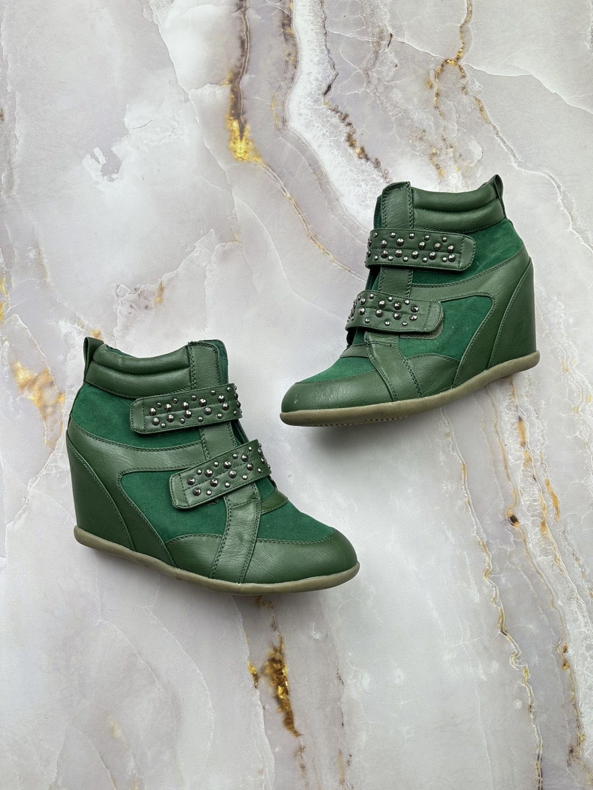 Japanese Brand Vintage Hi-Top Sneakers Size US 9 / IT 39 - 1 Thumbnail