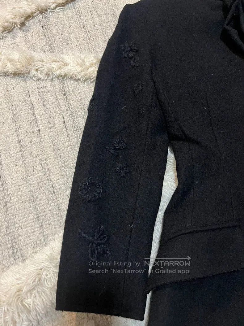 Yohji Yamamoto Yohji Yamamoto Wool Coat with Embroidery Size US M / EU 48-50 / 2 - 3 Thumbnail